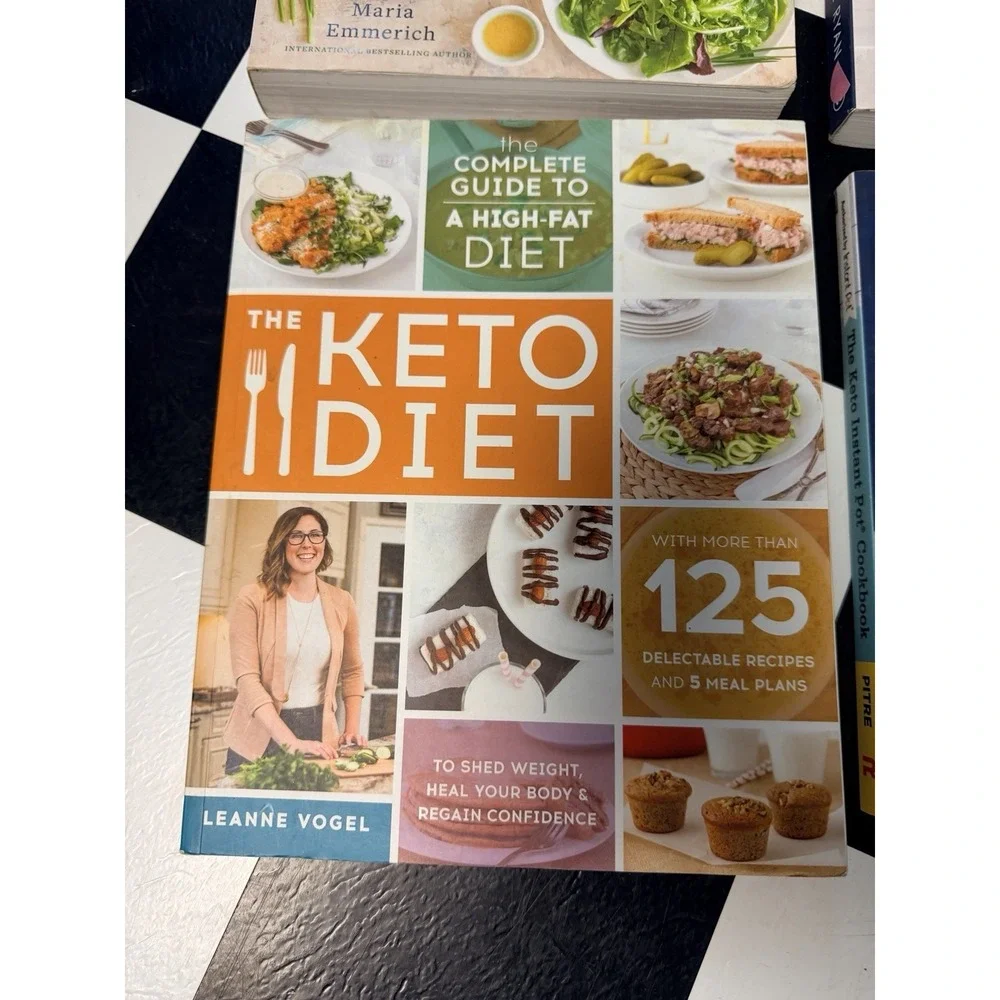 Lot Of 6 Keto Diet Cookbooks Health Recipes Weight Loss Dieting Pictures Dessert